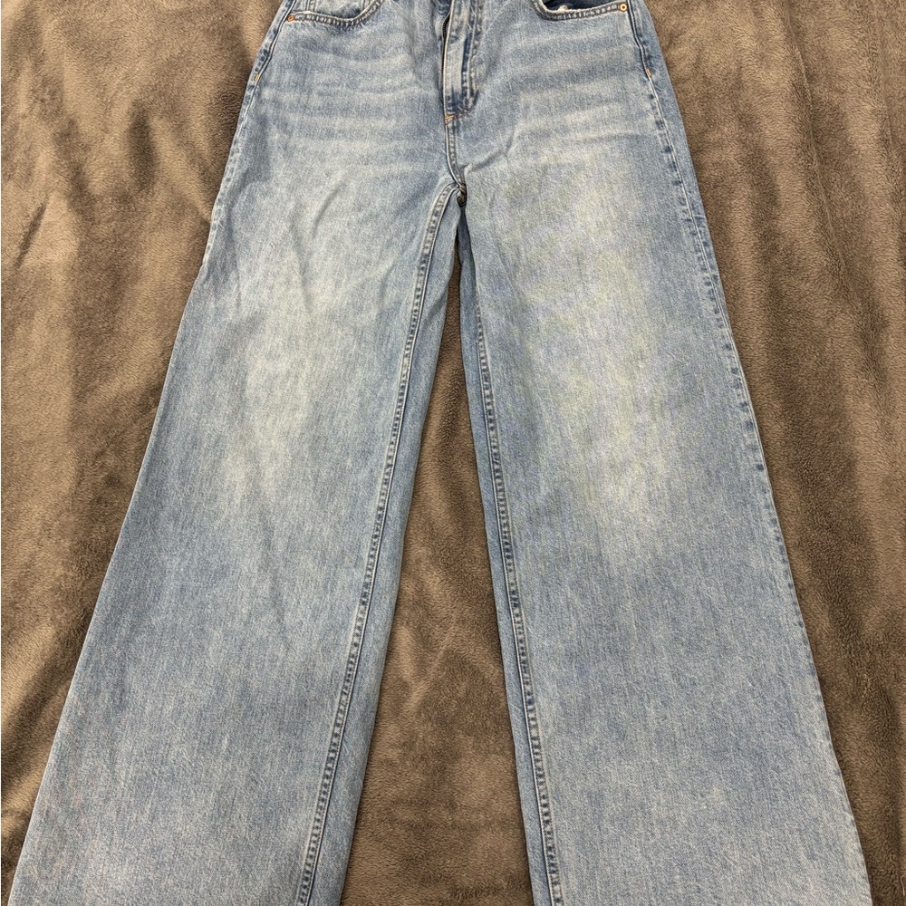 Denim Forum Light Blue Flare Jeans